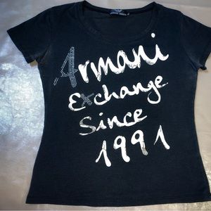 Giorgio Armani Le Collezioni print Vintage baby Tee 
Size XL